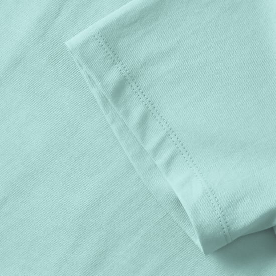 Russell Heren Organisch T-Shirt met korte mouwen (Aqua Blauw) - Image 4