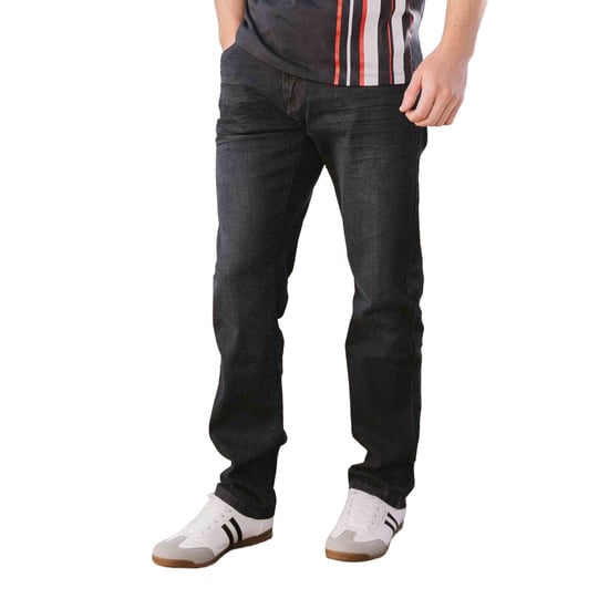 Lambretta Mens Chester Straight Jeans (Dark Navy) - Image 3