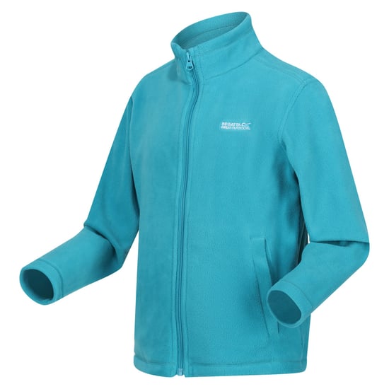 Regatta Great Outdoors Childrens/Kids King II Lightweight Full Zip Fleece Jacket (Fig) - Image 2