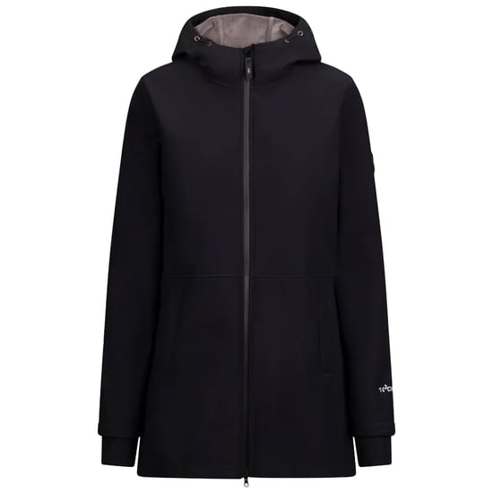 Trespass Womens/Ladies Priya Long Length Soft Shell Jacket (Black) - Image 1