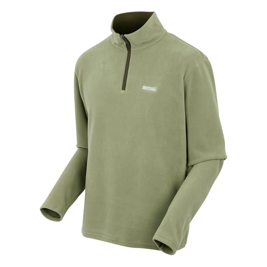 Regatta - Geweldig voor Buiten Heren Thompson Half Zip Fleece Sweater (Olie groen) - Image 2