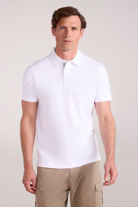 Mountain Warehouse Heren Hasst II Biologisch Poloshirt (Wit) - Image 1