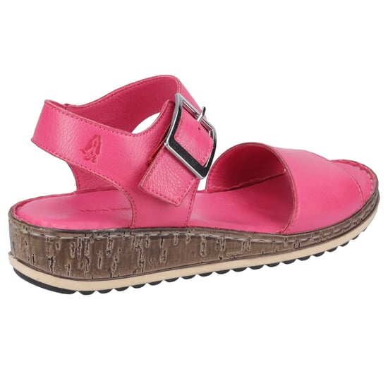 Hush Puppies Womens/Ladies Ellie Leather Wedge Sandals (Pink) - Image 2