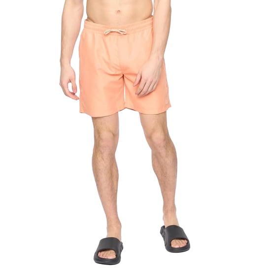 Crosshatch Mens Wabasso Swim Shorts (Coral) - Image 3