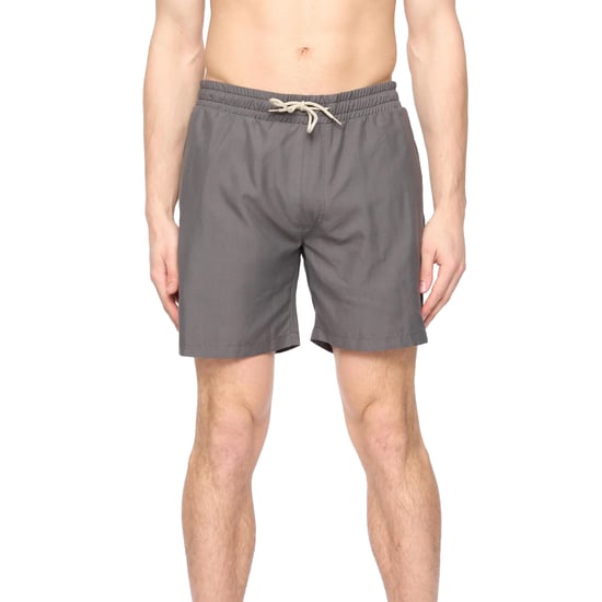 Crosshatch Mens Wabasso Swim Shorts (Charcoal) - Image 1