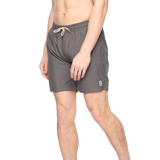 Crosshatch Mens Wabasso Swim Shorts (Charcoal) - Image 3