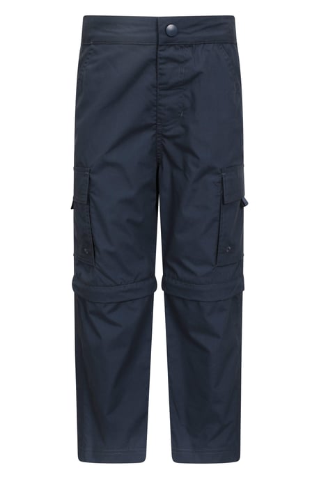 Mountain Warehouse Kinder/Kinder afritsbare actieve broek (Marine) - Image 1
