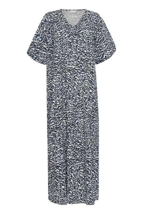 Jurk A-shape blue white - Image 4