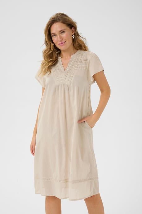 Jurk Regular fit beige - Image 3