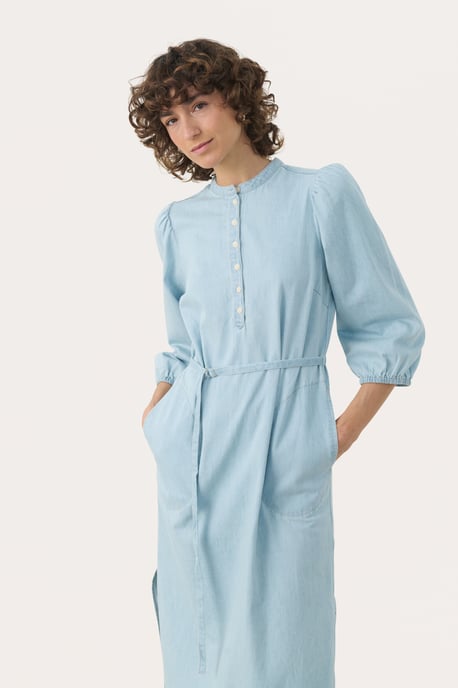 Jurk Easy fit blue - Image 4
