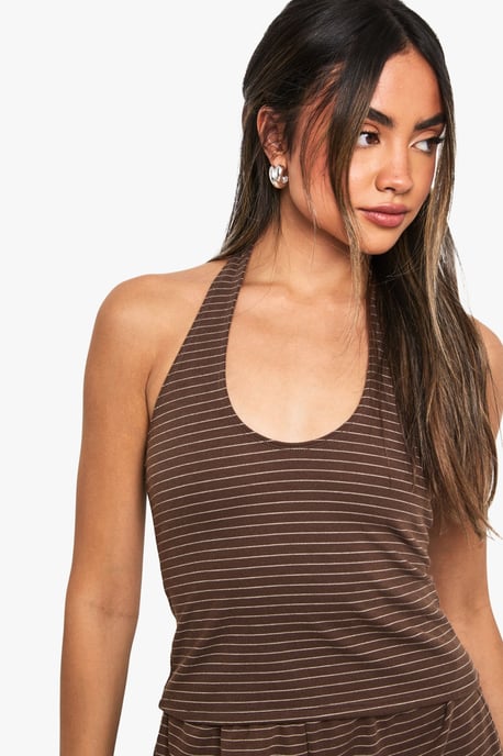 Stripe Halterneck Top - Image 4