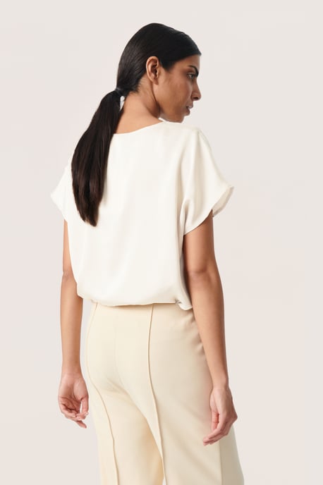 Sleeveless blouse Regular fit Whisper White - Image 4