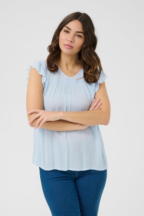 Blouse with short sleeve Regular fit Windsurfer - Image 3