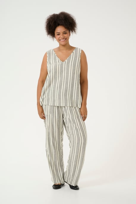 Sleeveless blouse Regular fit Moonstruck / Black Stripe - Image 1