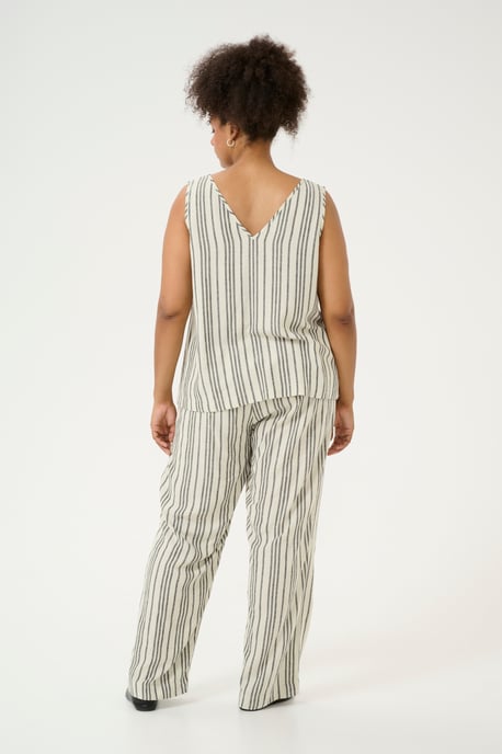 Sleeveless blouse Regular fit Moonstruck / Black Stripe - Image 2