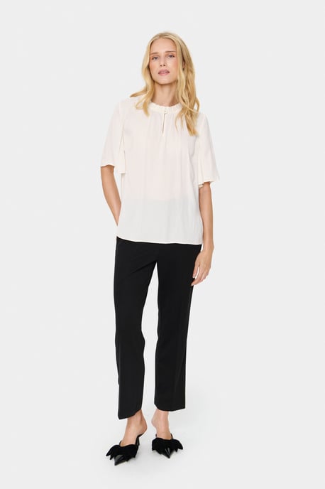 Blouse with short sleeve Loose fit Ice - Image 1