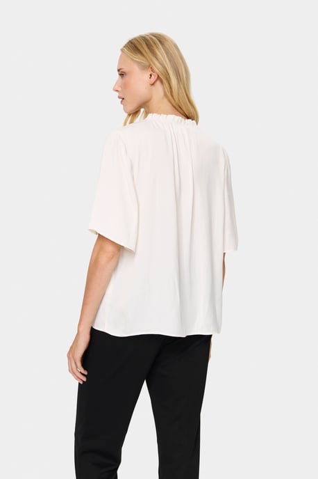 Blouse with short sleeve Loose fit Ice - Image 5