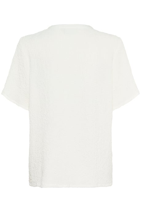 Blouse with short sleeve Regular fit Chalk - Image 5
