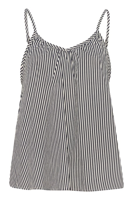 Mouwloos shirt Loose fit Ice Nightsky Stripe white navy - Image 4