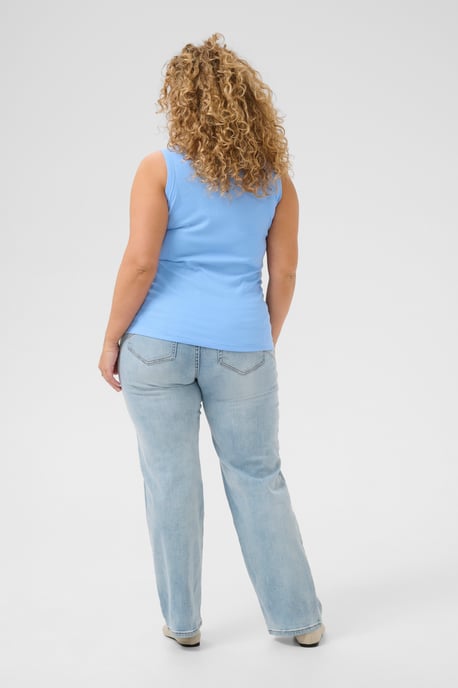 Jersey top Shaped fit Vista Blue - Image 2
