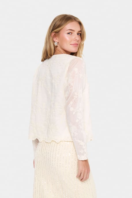 Blouse with short sleeve A-shape Ice - Image 3