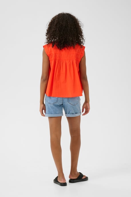 Sleeveless blouse A-shape Grenadine - Image 2