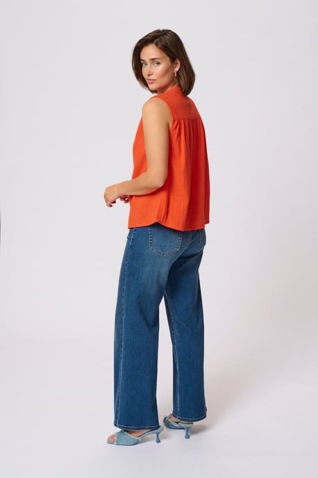 Blouse with short sleeve Regular fit Grenadine - Image 2