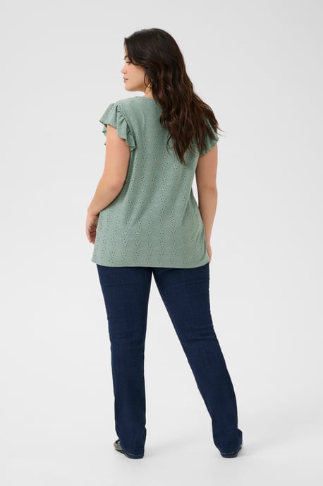 Sleeveless blouse Regular fit Green Bay CC. - Image 2