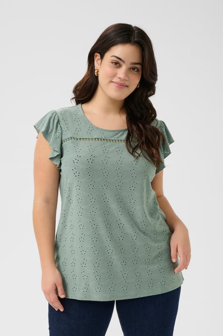 Sleeveless blouse Regular fit Green Bay CC. - Image 3