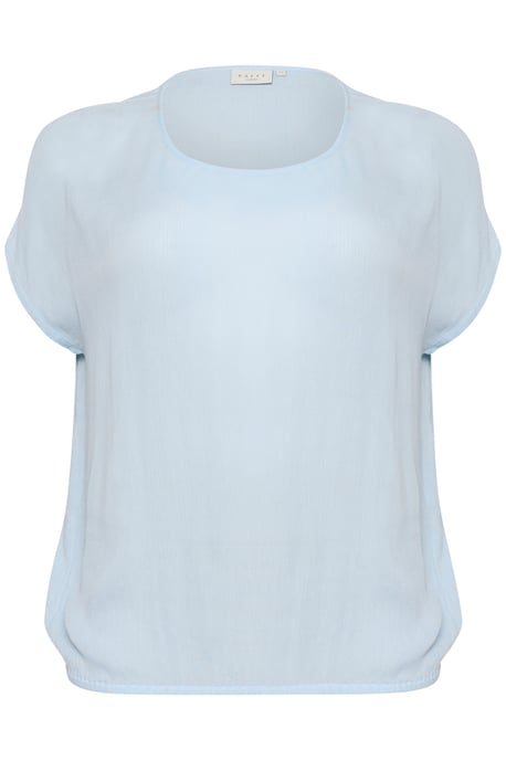 Blouse with short sleeve Loose fit Celestial Blue - Image 4