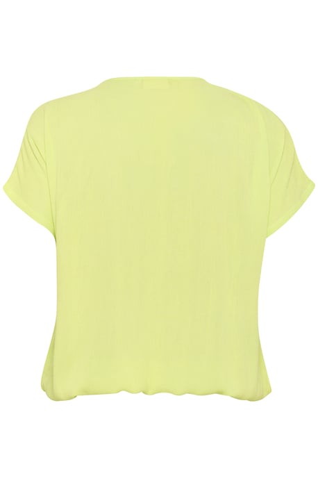 Blouse with short sleeve Loose fit Lettuce Green - Image 5