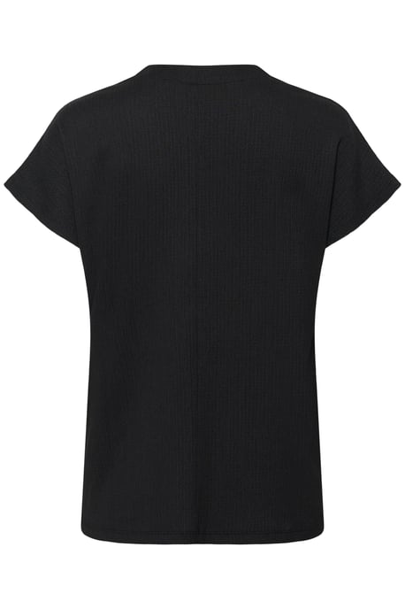 Sleeveless blouse Casual fit Black Deep - Image 5