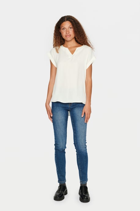 Sleeveless blouse Classic fit Ice - Image 1