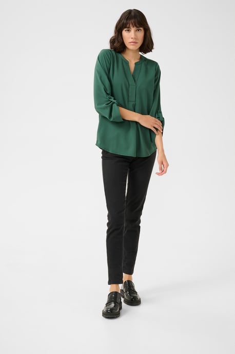 Blouse with short sleeve Regular fit Garden Topiary - Image 1