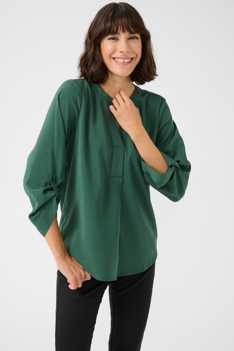 Blouse with short sleeve Regular fit Garden Topiary - Image 3