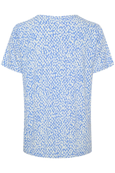 Blouse with short sleeve Regular fit Ultramatine/Feather Gray Dot - Image 5