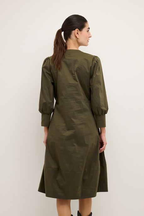 Dress Feminine Silhouette Burnt Olive - Image 5