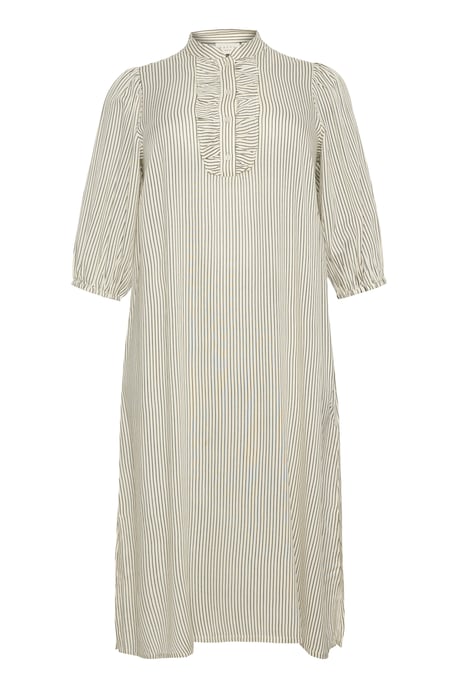 Dress A-shape Turtledove/Black Stripe - Image 4