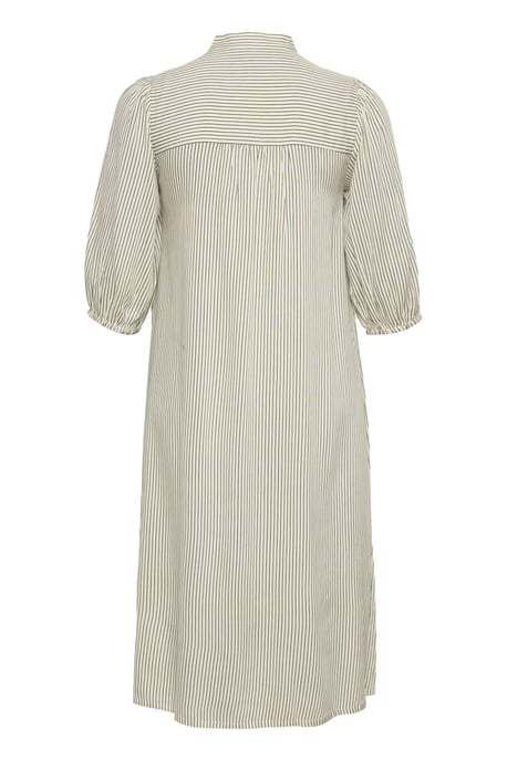 Dress A-shape Turtledove/Black Stripe - Image 5