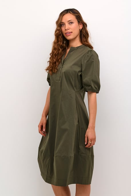 Dress Casual fit Burnt Olive - Image 3