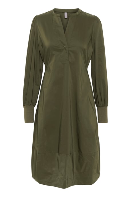 Dress Feminine Silhouette Burnt Olive - Image 4