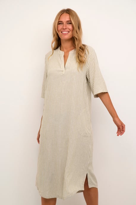 Dress Relaxed fit Chinchilla/Chalk Stripe - Image 3