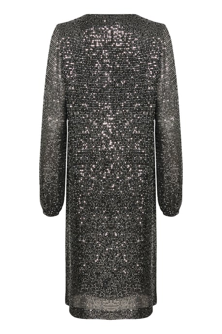 Jersey dress A-shape Silver Sequin - Image 5
