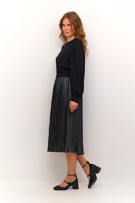 Jersey dress Relaxed fit Silver Metallic - Image 4