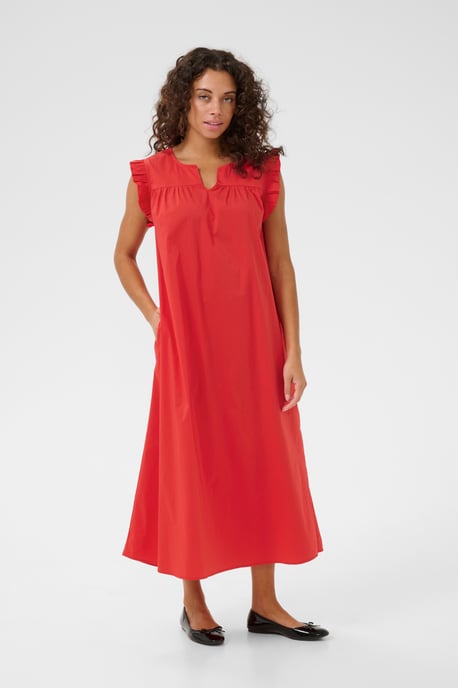 Dress Relaxed fit Fiery Red - Image 2