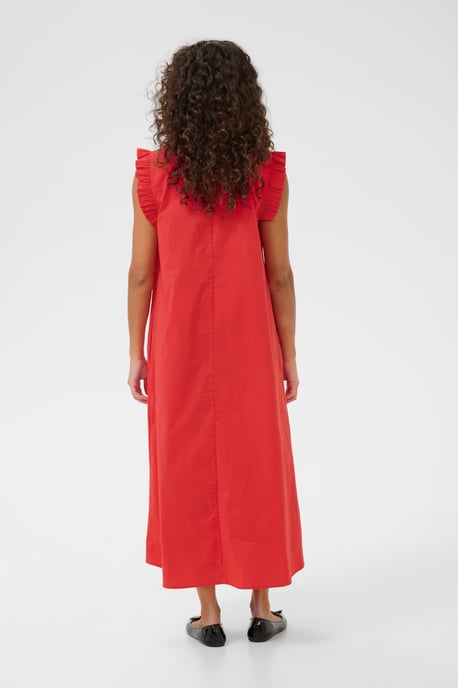 Dress Relaxed fit Fiery Red - Image 3