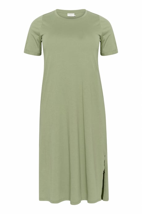 Dress A-shape Oil Green - Image 4