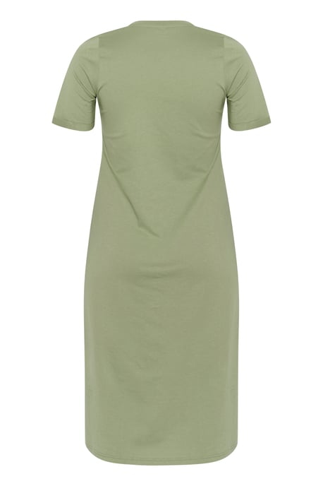Dress A-shape Oil Green - Image 5