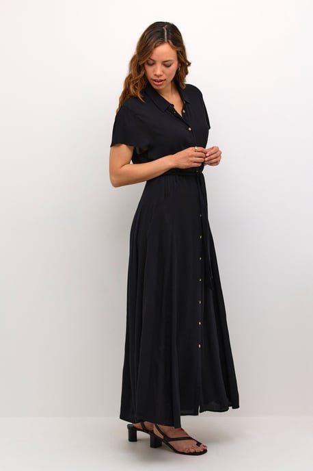 Dress Feminine Silhouette Black - Image 1