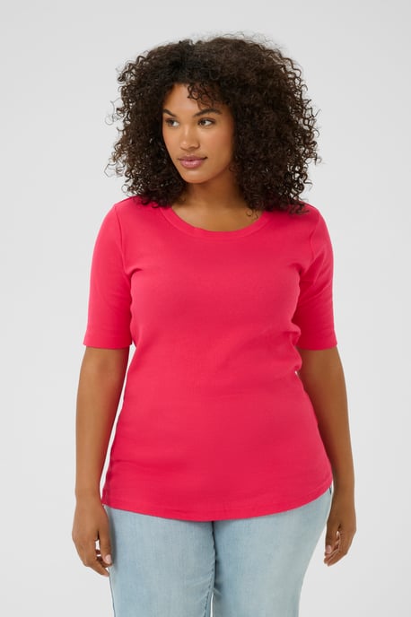 T-shirt Shaped fit Raspberry - Image 3